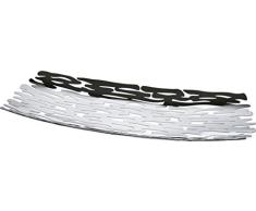 Alessi Tischdekoration, Edelstahl, Silber, 5 x 53 x 8 cm