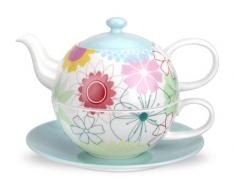 Portmeirion Crazy Daisy Tea for One Teekanne Und Tasse
