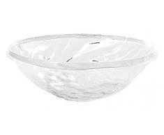 Kartell Moon tablett, Plastik, kristall, 45 x 15 cm