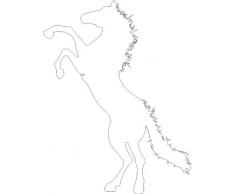 INDIGOS 4051095091325 Wandtattoo w672 Adler 120 x 66 cm Wandaufkleber in 3 GrÃ¶Ãen, weiÃ