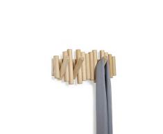 Umbra Picket Garderobenhaken und Moderne Wand Dekoration, Holz, Natur,