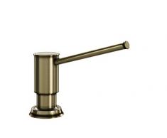 Blanco Livia, Seifenspender, Spülmittelspender, mit 500 ml-Behälter, Messing gebürstet, 1 Stück; 521292