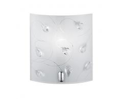 Trio Leuchten Wandleuchte Carbonado 202400106, Metall chrom, exkl. 1x E14