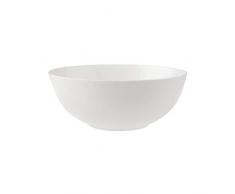 Villeroy & Boch - Royal runde Schüssel, 2200 ml, 23 cm, stilvoll servieren und genießen, Premium Porzellan, spülmaschinen-, mikrowellengeeignet, weiß