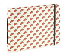 Hama Polaroid Fotoalbum für Instax Mini (Fotobuch für ca. 20-30 Sofortbilder, Album zum einkleben und selbstgestalten) Melonen-Motiv