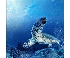 Pro-Art GLA1078ZE Wandbild Glas-Art Blue Sea I, bunt