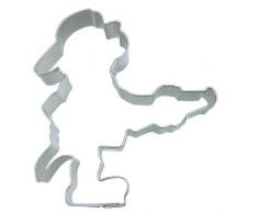 Städter Ausstechform Feuerwehrmann, Edelstahl, 7 x 7 x 2 cm