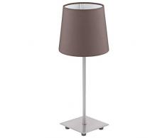 EGLO LAURITZ Tischleuchte, Stahl, E14, 40 W, nickel-matt