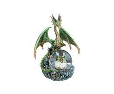 Nemesis Now Schneekugel Emerald Oracle, 19 cm, Grün, Einheitsgröße