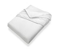 SETEX Kalmuck Matratzenschutz, Spannbetttuch, 140 x 200 cm, 100 % Baumwolle, Classic, Weiß, 2408140200541002