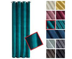 Eurofirany Vorhang, Seegrün, Grün, Türkis, 140x250 cm