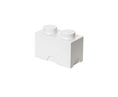 LEGO Aufbewahrungsbox 2, klein, Plastik, weiß, M