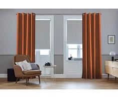 Ösenvorhang nach Maß rost, 285L/140W, Shabby verfügbar - Andere Größen verfügbar