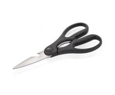 wenco Allzweckschere, Mit Kronkorkenöffner, Gesamtlänge: 20 cm, Kunststoff/Rostfreier Stahl, Schwarz/Silber, 511452