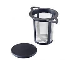 Westmark Tee-Ei mit Untersatz, Ø Ei/Untersatz: 40 mm/45 mm, Rostfreier Edelstahl, Teatime, Silber, 15772280