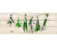 Pro-Art gla761o Wandbild Glas-Art Kräuter-mischung, 50 x 125 cm