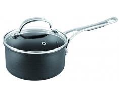 Tefal Jamie Oliver Harteloxierte Premium Serie Topf & Deckel – 18 cm, schwarz