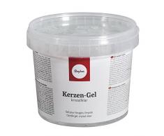Rayher Hobby 3130200 Kerzen-Gel, Dose 750 g/ ca.850 ml, transparent, kristallklares Kerzenwachs zum schmelzen, kann gefärbt werden, Kerzen gießen, farblos