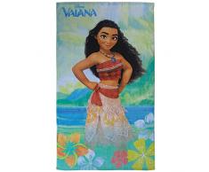 Disney Vaiana Aloha Badetuch, Baumwolle, türkis, 70 x 120 cm