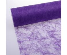 Deko AS GmbH Sizoflor Tischband Flieder 20 cm Rolle 25 Meter - 60-200-25-038