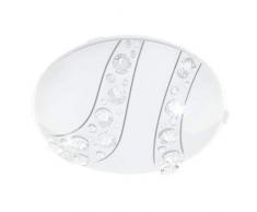 EGLO NERINI Wand- / Deckenleuchte, Stahl, 16 W, Ø 31,5 cm, weiss