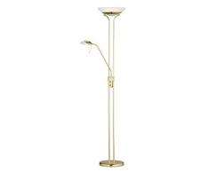 Honsel 45800 Stehleuchte, Metall, 24.4 W, messing poliert, 0.01 x 0.01 x 182 cm