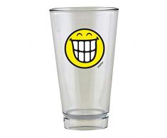 Smiley Emoticon Grinsen Glas 30 cl in Geschenkbox