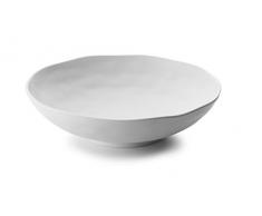 LACOR Runder Teller aus Melamin, 8 cm, Ø 31 cm weiß