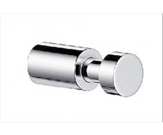 Emco System 2 Handtuchhaken, chrom, Handtuchhalter, zur Wandmontage, Badhaken, Gäste-WC, Länge 45 mm - 357500101