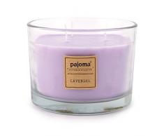 Pajoma Duftkerze Lavendel, 340 g, im Glas mit Holzdeckel, NEU Premium Edition, für circa 40 Stunden