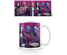 Marvel Comics Guardians of The Galaxy Characters Vol. 2 Ceramic Mug Kaffeetassen, Keramik, Mehrfarbig, 7.9 x 11 x 9.3 cm