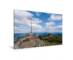 Calvendo Premium Textil-Leinwand 120 cm x 80 cm quer, Schöner Bayerischer Wald | Wandbild, Bild auf Keilrahmen, Fertigbild auf echter Leinwand, Leinwanddruck: im Bayerischen Wald Natur Natur