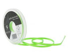 Berisfords 3501 Satinband 5 mm Flo Grün 6847 10 x 1 x 10 cm Double Face Poly Satinband, Floral grün
