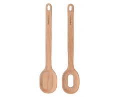 Berghoff Leo Ahornholz Salatbesteck 30 cm (30,5 cm), Set 2, braun, 2-teilig