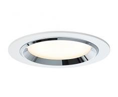 Paulmann 92693 Einbauleuchten Premium Line Dot Einbaustrahler LED Weià Chrom starr 3er Spot Set 3x8W Warmweià 230V 700 mA 36VA inkl. Leuchtmittel Innenleuchte Verschiedene Materialien Integriert, 8 W, Silber