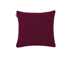 Linum Pepper Kissenhülle, Baumwolle, Burgunderrot, 40 x 40 x 0,75 cm