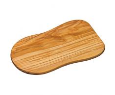 Kesper Schneidebrett 35x20x1,2cm aus Olivenholz, Holz, braun, 35 x 20 x 1.2 cm