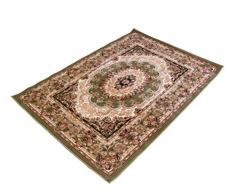 oKu-Tex Webteppich Teppichläufer Brücke Bidjar | Orientmuster | Farbe: Grün | 60 x 110 cm