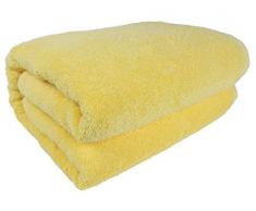 SALBAKOS Ökologisches Badetuch aus türkischer Baumwolle für Luxushotel und Wellnessbereich 12 Stück 40 x 80 Badetuch Gelb