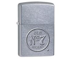 Zippo Jack Daniels Feuerzeug, Street Chrome, One Size