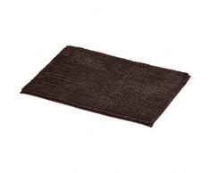 AmazonBasics - Badematte, Chenille-Schlaufen, Memory-Schaum, Braun, 50 x 80 cm