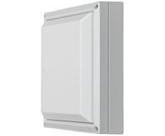 Akzentlicht LED Aussenleuchte mit Dämmerungsschalter, Glas, Integriert, 10 W, Warmweiß, 27 x 27 x 8 cm