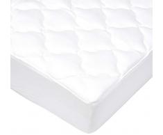 AmazonBasics - Kühlende Matratzenauflage, Bambus-Viskose - 90 x 190 cm