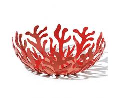 Alessi Mediterraneo ESI01/29 R Obstschale 1 StÃ¼ck rot (5,5 x 33,5 x 11 cm)