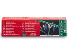 Konstsmide 6301-500 LED Minilichterkette / für Innen (IP20) 230V Innen / 20 bunte Dioden / grünes Kabel