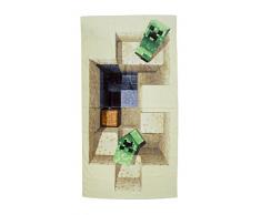 Minecraft Defeat Design, Handtuch, Baumwolle, Beige, 140 x 70 x 2 cm