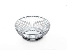 Alessi 826/24 - Design Herzstück Drahtkorb aus Edelstahl 18/10, poliert