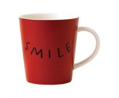Royal Doulton 40026486 Gift Set Ellen DeGeneres Smile Becher, 475 ml, Rot, porzellan, multi