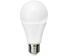 MÜLLER-LICHT 400221 A++, LED Lampe Birnenform ersetzt 100 W, Plastik, 12 W, E27, weiß, 13.4 x 6.5 x 6.5 cm