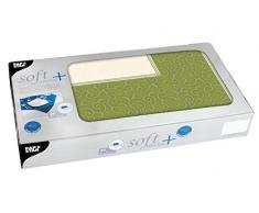 Papstar, 20 Mitteldecken, stoffähnlich, Vlies soft selection plus 80 cm x 80 cm olivgrün Casali, #84932